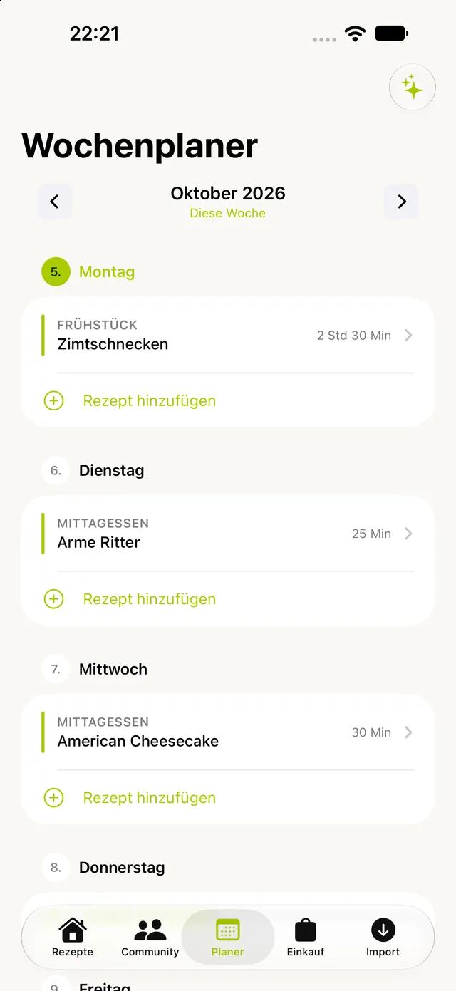 Cookiza! – Planifica tu semana.